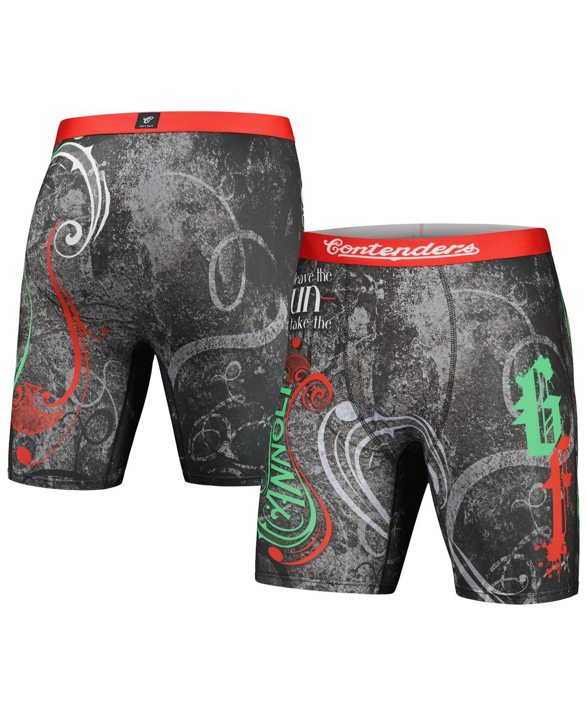 Men's Black The Godfather Cannoli Boxer Briefs - Black