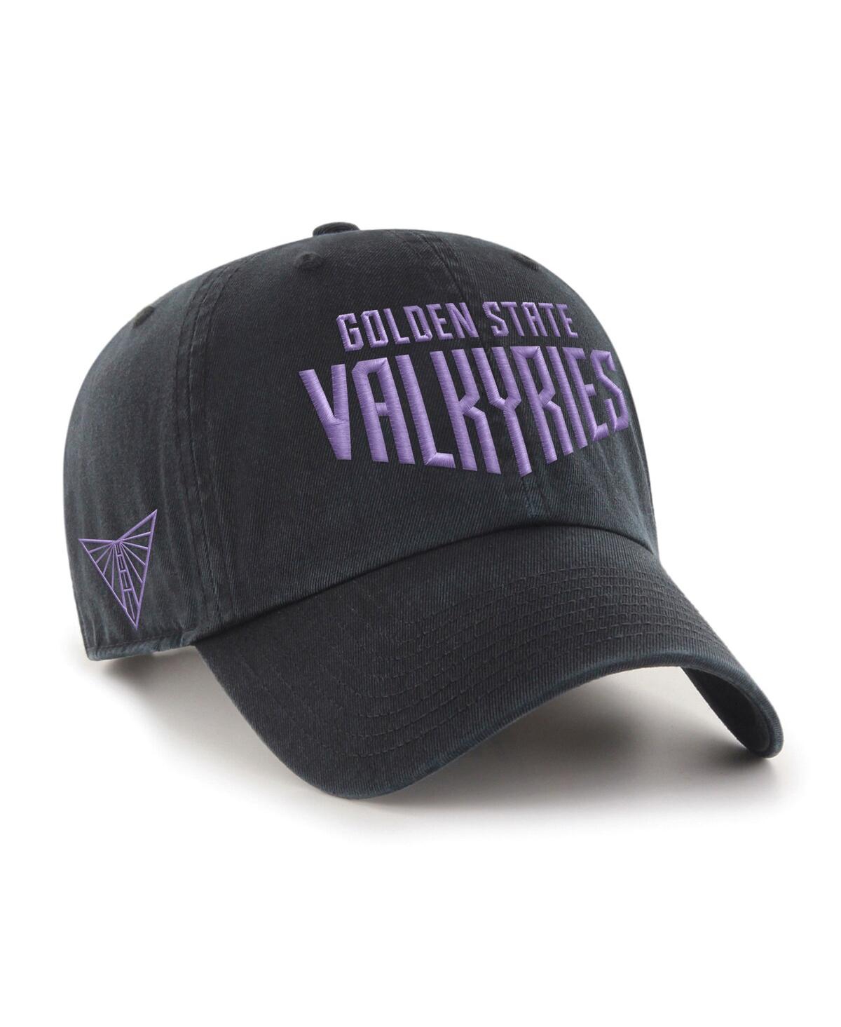 Men's and Women's Black Golden State Valkyries Core Wordmark Clean Up Adjustable Hat - Black
