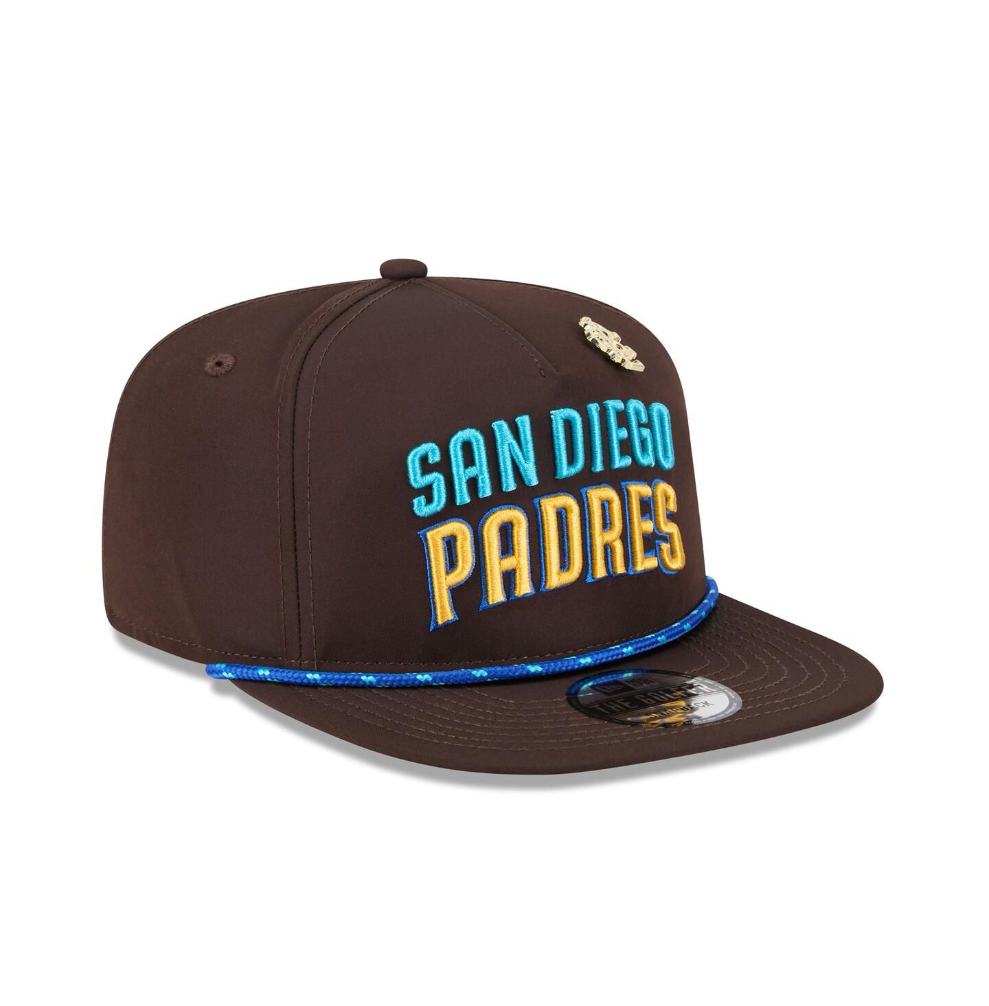 Мужская кепка New Era Brown San Diego Padres 2025 Big League Chew Golfer Snapback Hat — фото 5