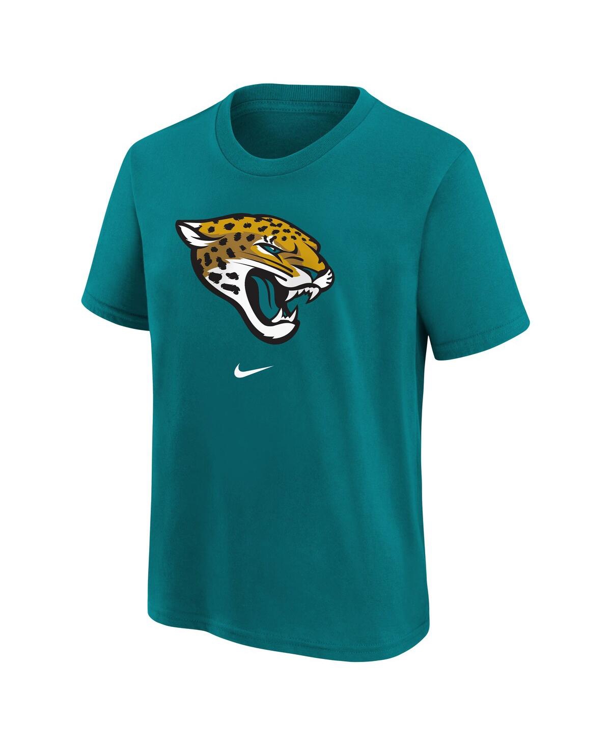 Nike Big Boys And Girls Teal Jacksonville Jaguars Primary Logo Legend T-shirt In Green