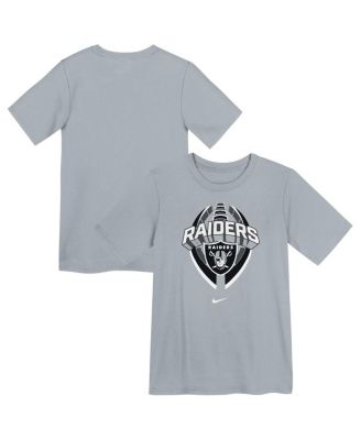 Nike - Preschool Gray Las Vegas Raiders Icon Legend Performance T-Shirt