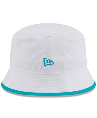 Men's White Miami Dolphins 2025 NFL Training Camp Stretch Bucket Hat