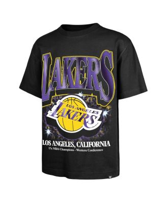 Men's Black Los Angeles Lakers Past Champs Collection Flashbulb Foundation T-Shirt