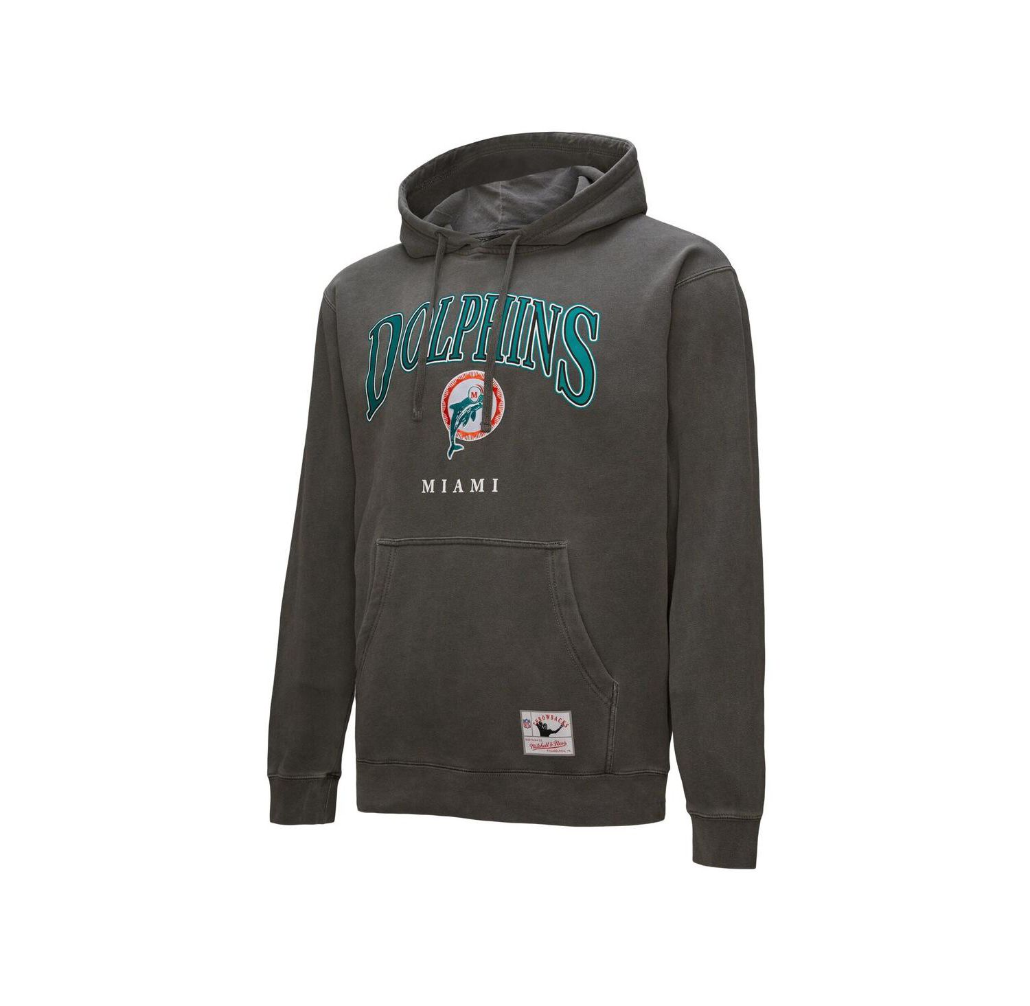 Men's Gray Miami Dolphins Slot Pullover Hoodie