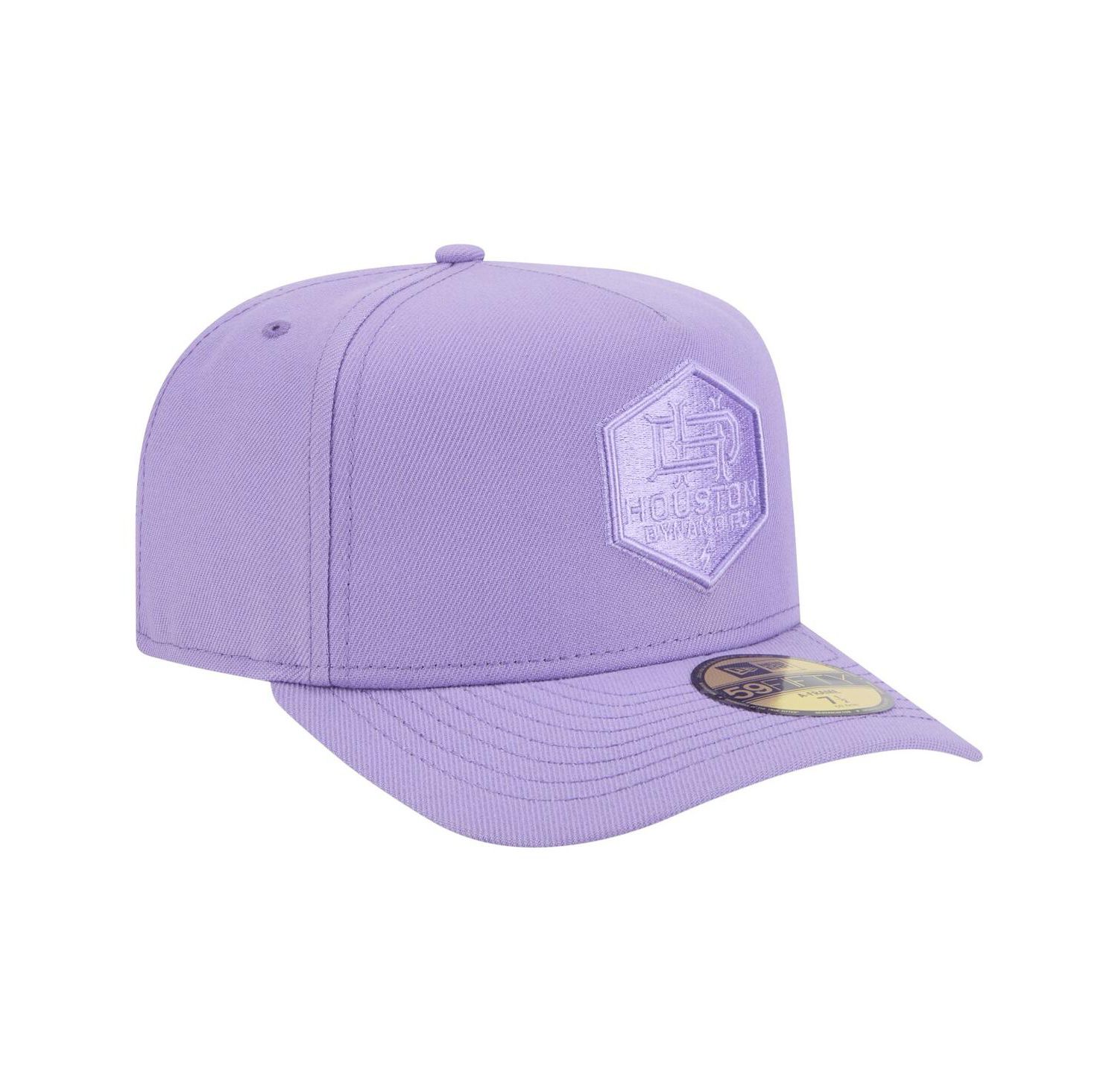 Men's Purple Houston Dynamo FC Color Pack A-Frame 59FIFTY Fitted Hat
