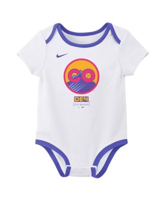 Newborn 2-Piece White Colorado Rockies 2025 City Connect Bodysuit Set