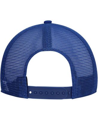 Women's Royal New York Giants Peace Love Trucker 9FORTY Adjustable Hat