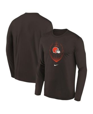 Nike - Preschool Brown Cleveland Browns Legend Icon Long Sleeve T-Shirt