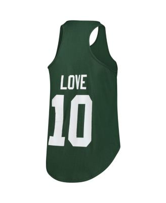 Women's&nbsp;Jordan Love Green Green Bay Packers Plus Size Name Number Tank Top