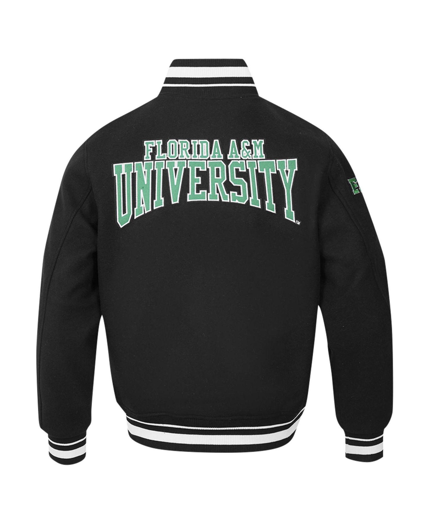 Мужская куртка Pro Standard Black Florida A & M Rattlers Crest Wool Full-Zip — фото 2