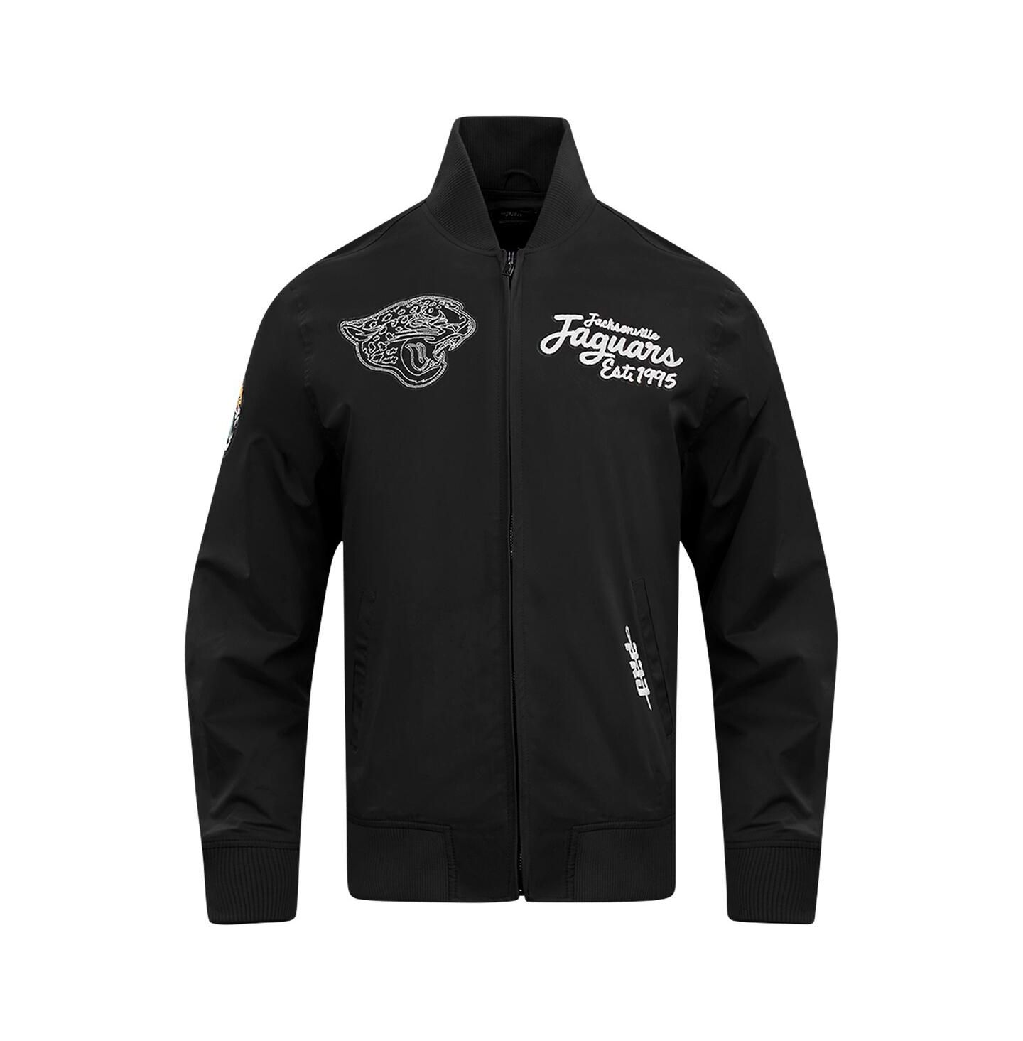 Мужская куртка Pro Standard Black Jacksonville Jaguars Paint The City Twill Full-Zip — фото 2
