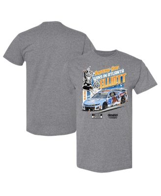 Checkered Flag Sports - Men's Charcoal Chase Elliott 2025 Quaker State 400 Race Winner T-Shirt