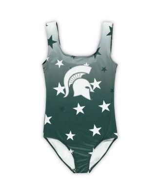 Big Boys and Girls Green Michigan State Spartans Dance Leotard