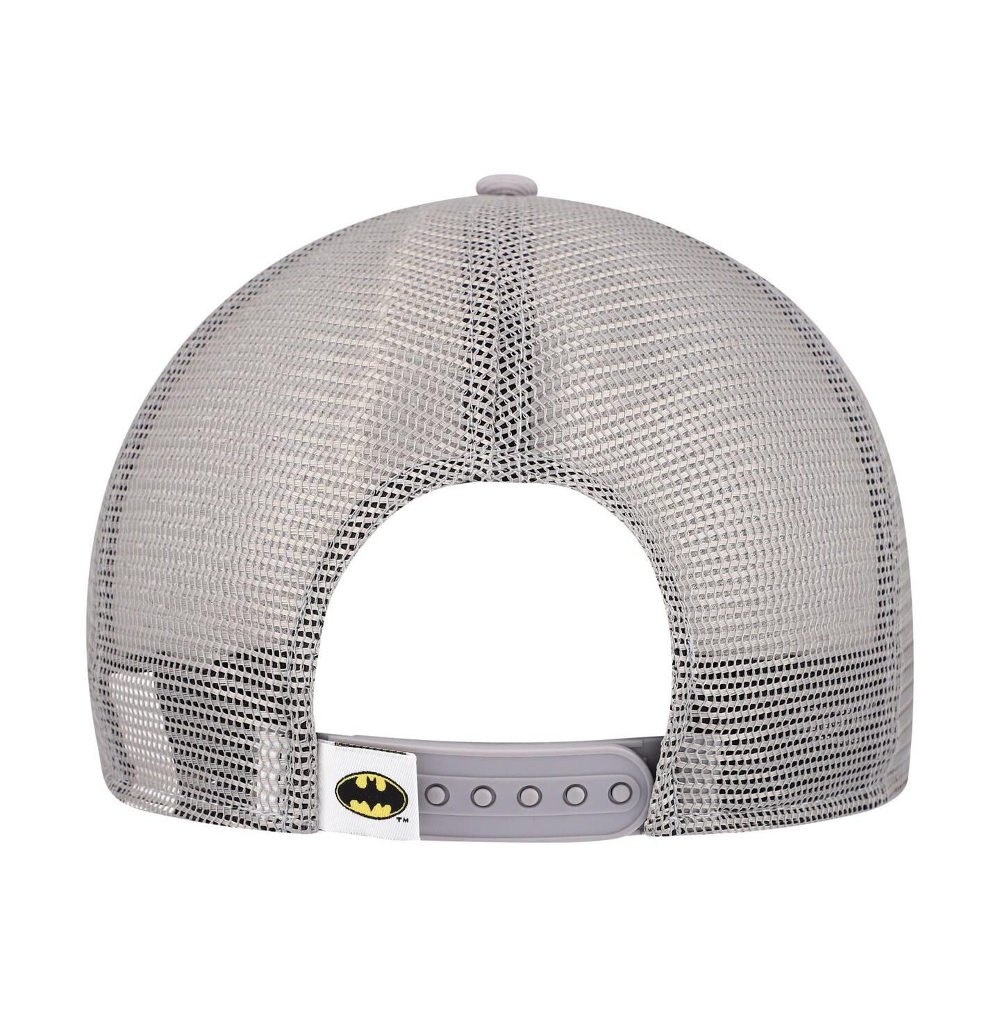 Мужская кепка New Era Gray Batman 9FIFTY Snapback Trucker Hat — фото 2