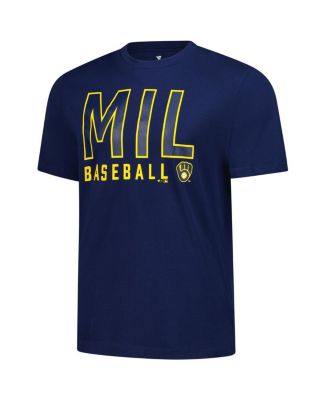 Men's Navy Milwaukee Brewers T-Shirt