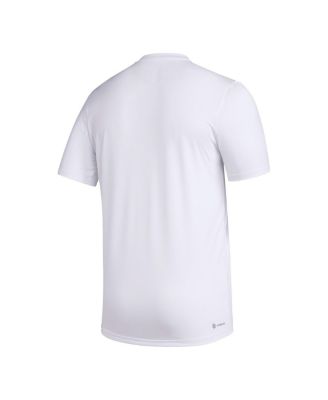 x Rich Mnisi Pride Collection&nbsp;Men's White Miami Hurricanes Pregame AEROREADY T-Shirt