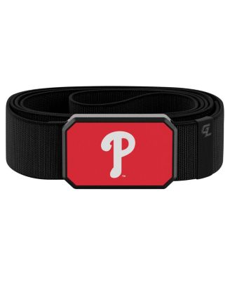Groove Life - Black Philadelphia Phillies Belt with Team Color Buckle