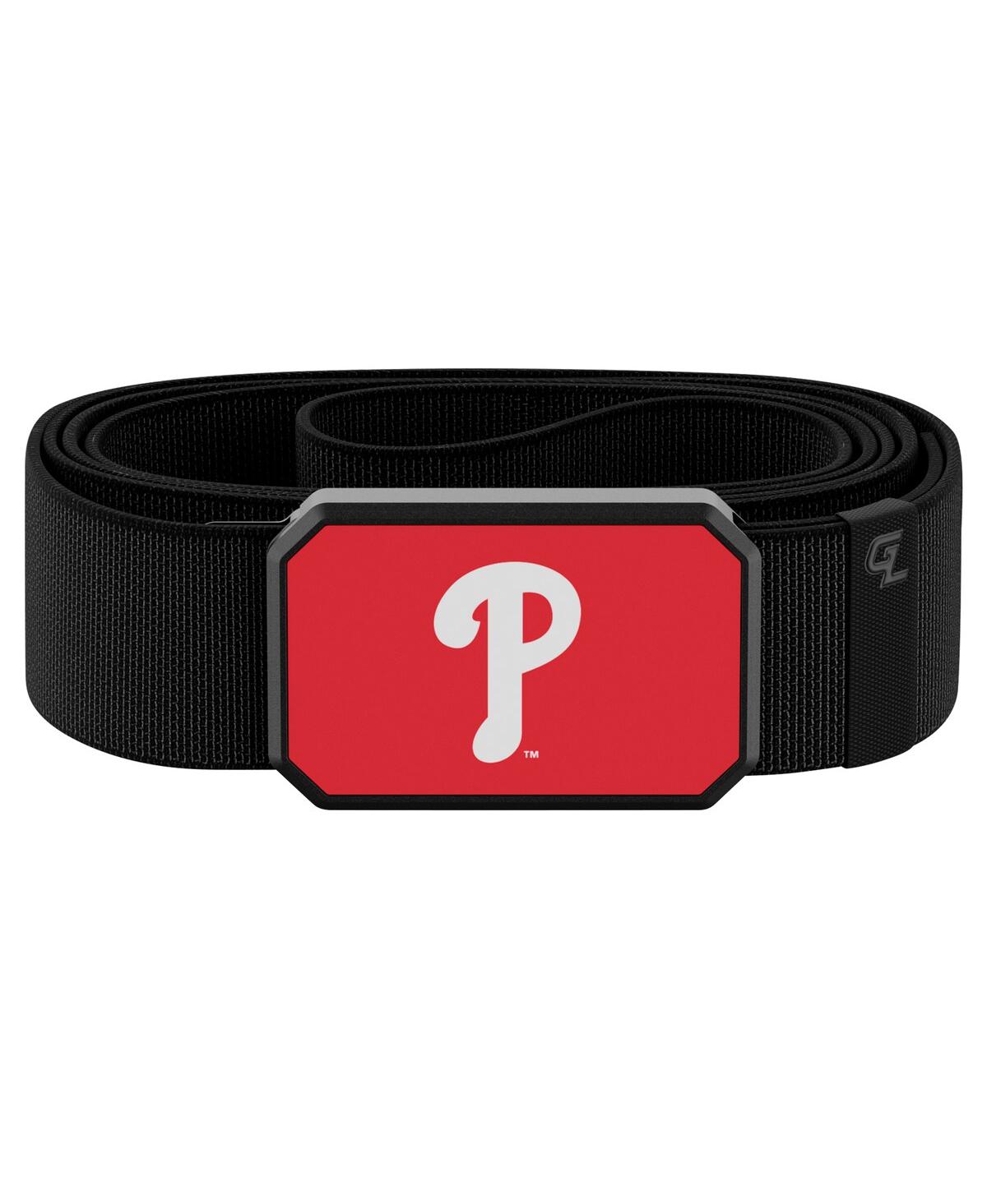 Black Philadelphia Phillies Belt with Team Color Buckle - Black