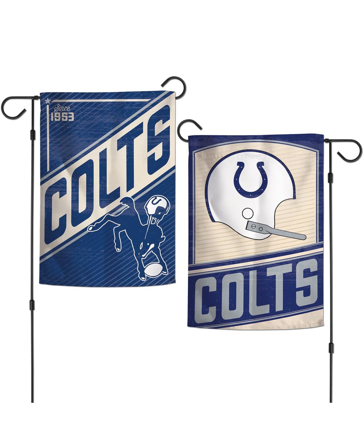 Wincraft Indianapolis Colts 2-sided 12'' X 18'' Team Garden Flag In Transparent