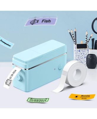 Nelko P31-S Bluetooth Thermal Label Maker w/Tape, Portable Design, Sticker Templates, Office/Home Organizer, Mini Printer