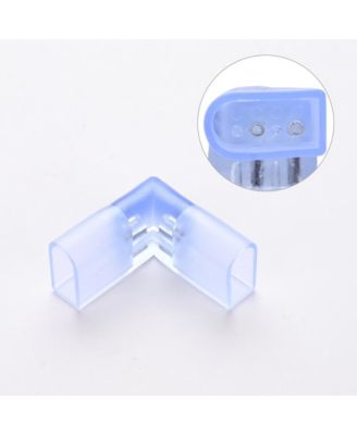 2 Pin Connectors Accessories L Shape with Pin for 7x14mm Neon Rope Light