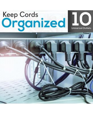 Power Sequence Controller - Pro Electronics Power Supply Conditioner Sequencer with LCD Display, USB Power Charge, Rack Mountable