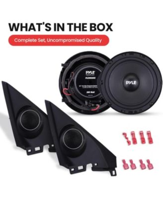 Two-Way Coaxial Speaker Systems, 6.5'' for 2006-Up HONDA & ACURA, 300 Watts, 4 Ohm Impedance (Pair)