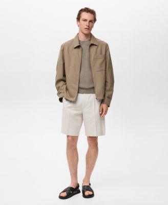 Men's Pockets Lyocell Jacket