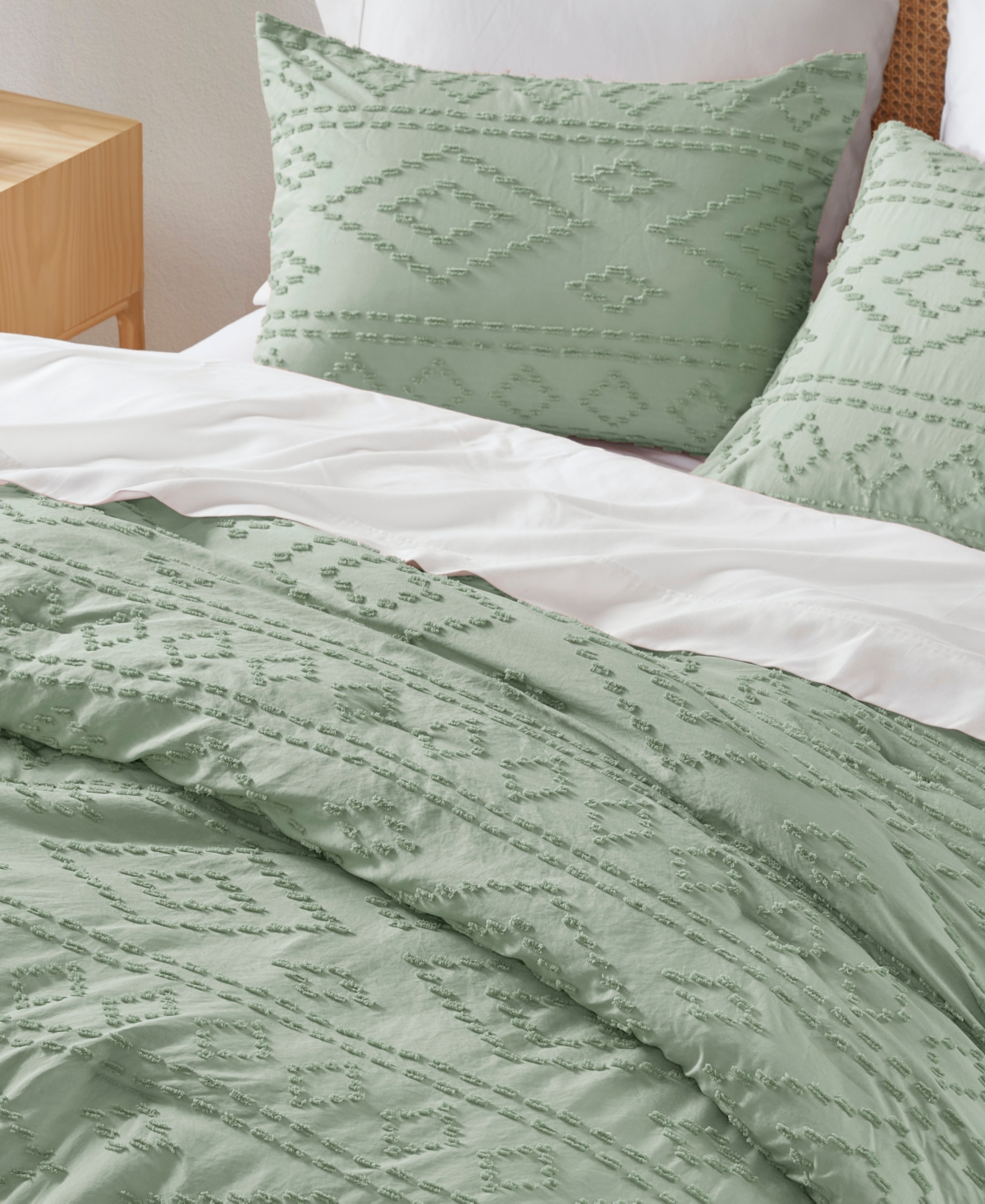 510 Design Gigi Boho 3-pc. Comforter Set, King/california King In Green