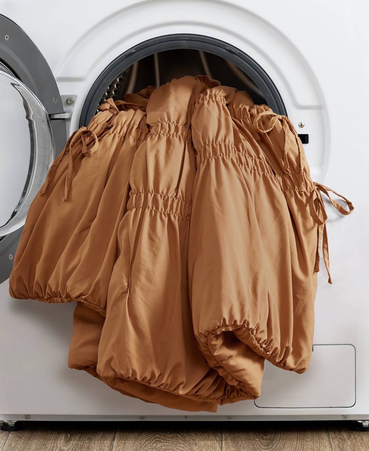 510 Design Mia Ruched 2-pc. Comforter Set, Twin/twin Xl In Brown