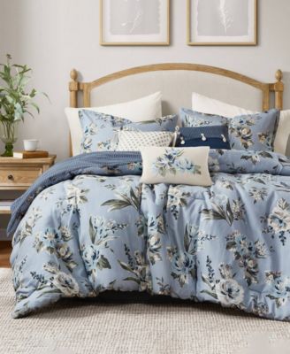 Salara Vintage Floral 7-Pc. Comforter Set, California King