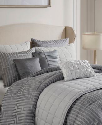 Royce Luxury Jacquard 10-Pc. Comforter Set, King