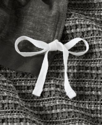 Lyon Waffle Washed 3-Pc. Duvet Cover Set, King/California King