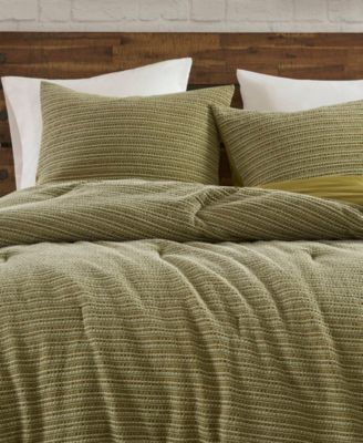 Lyon Waffle Washed 3-Pc. Comforter Set, Full/Queen