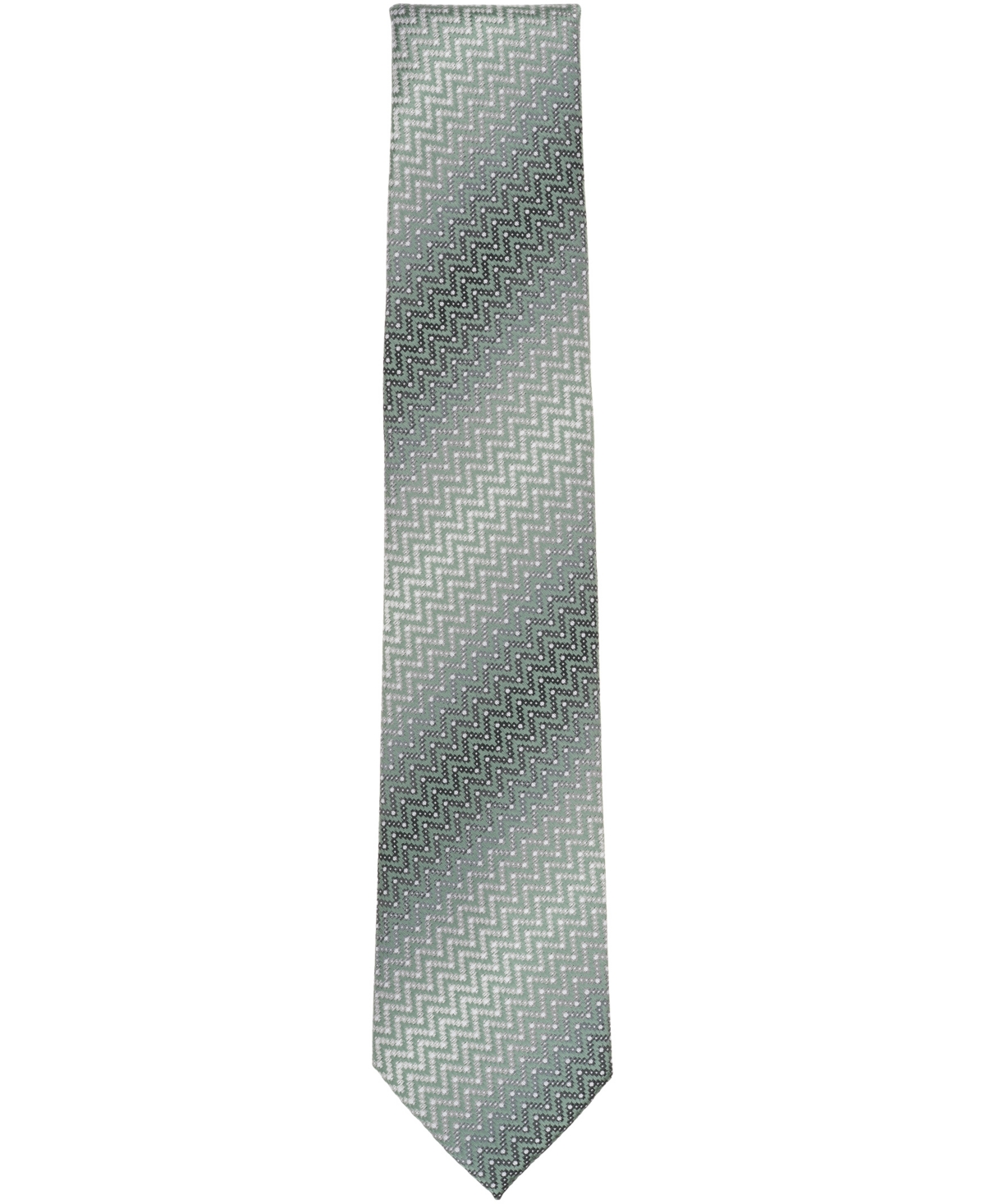 Perry Ellis Portfolio Men's Paynter Geo-pattern Classic Tie In Green