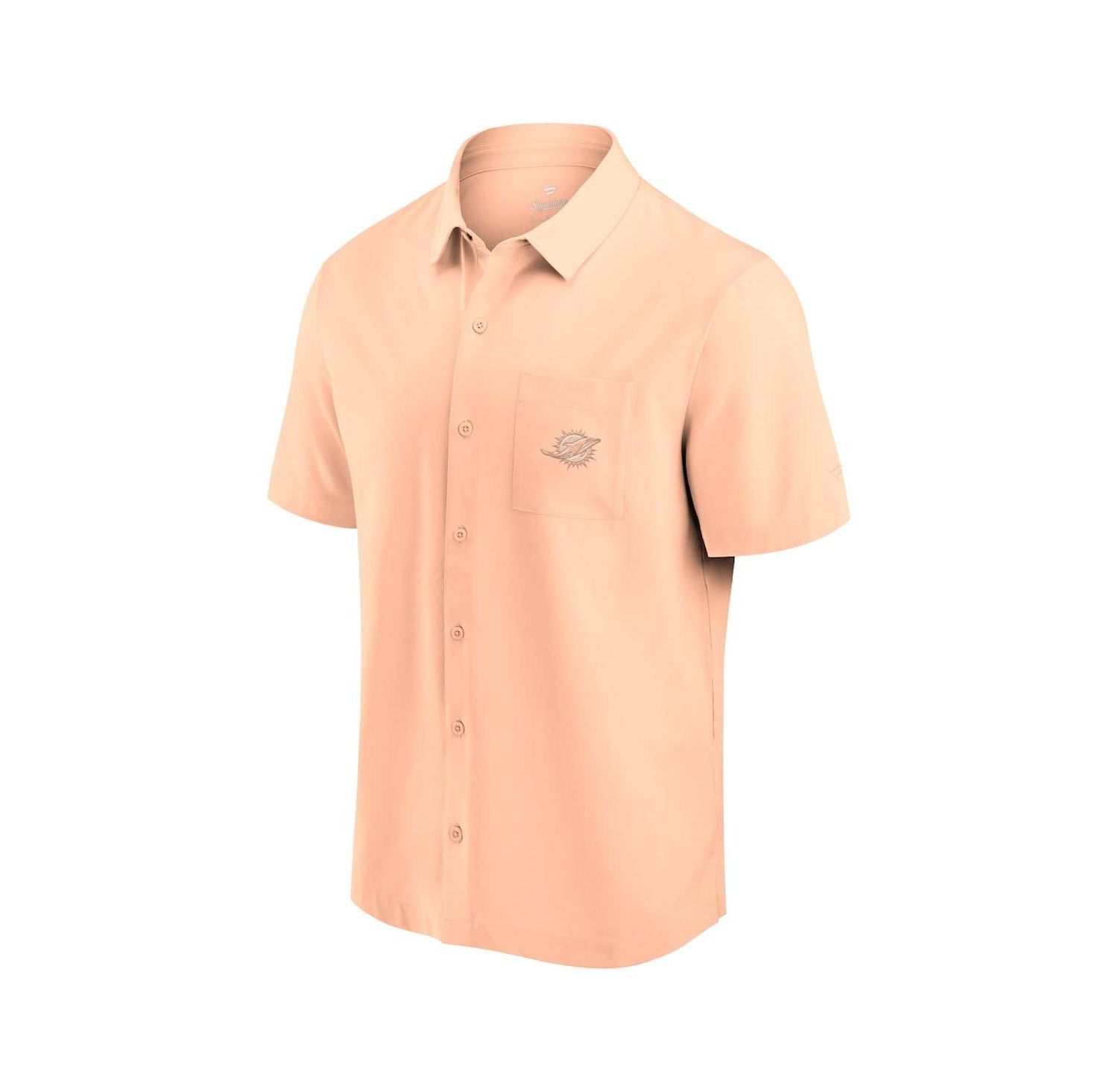 Men's Light Pink Miami Dolphins Front Office Button-Up Shirt