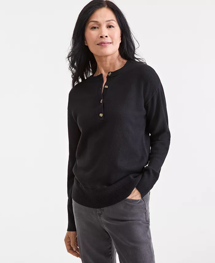 Women's Henley Sweater