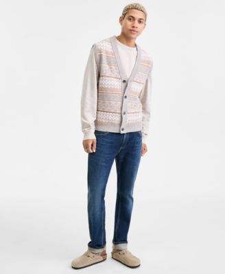 Men's Fair Isle Sweater Vest, Macy's Exclusive