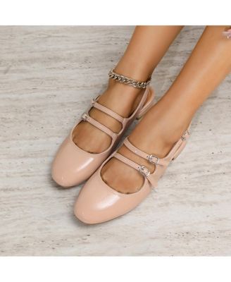 Rosalie Double-Strap Mary Jane Flats