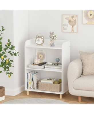 Kids 3-Tier Bookcase, Children's Book Display, Bookshelf Toy Storage Cabinet Organizer for Children's Room, Playroom, Nursery