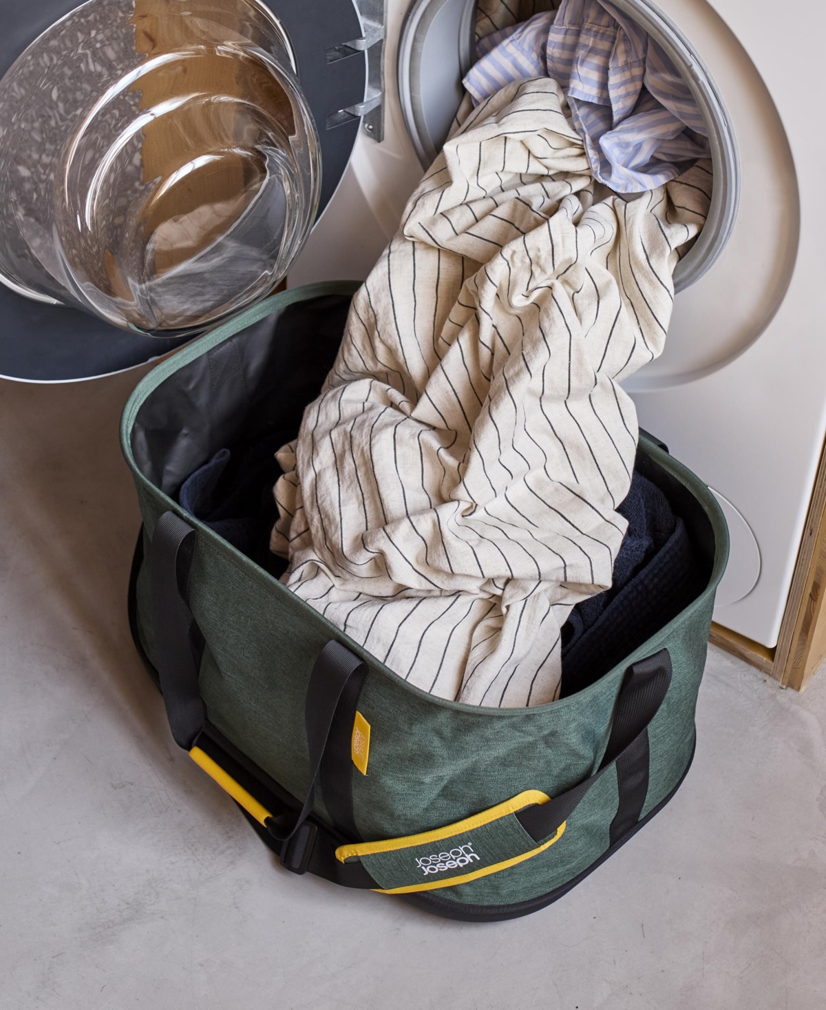 Joseph Joseph Hold-all Outdoor 45-liter Collapsible Laundry Basket In Green