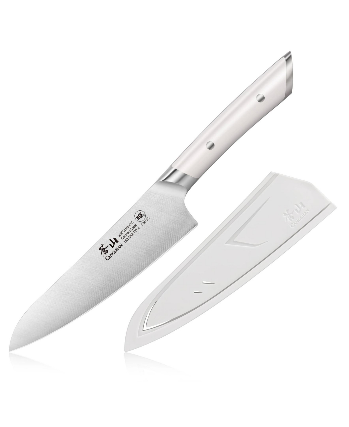 Cangshan Canghshan Helena Series 5.5" Prep Utility Knife In White