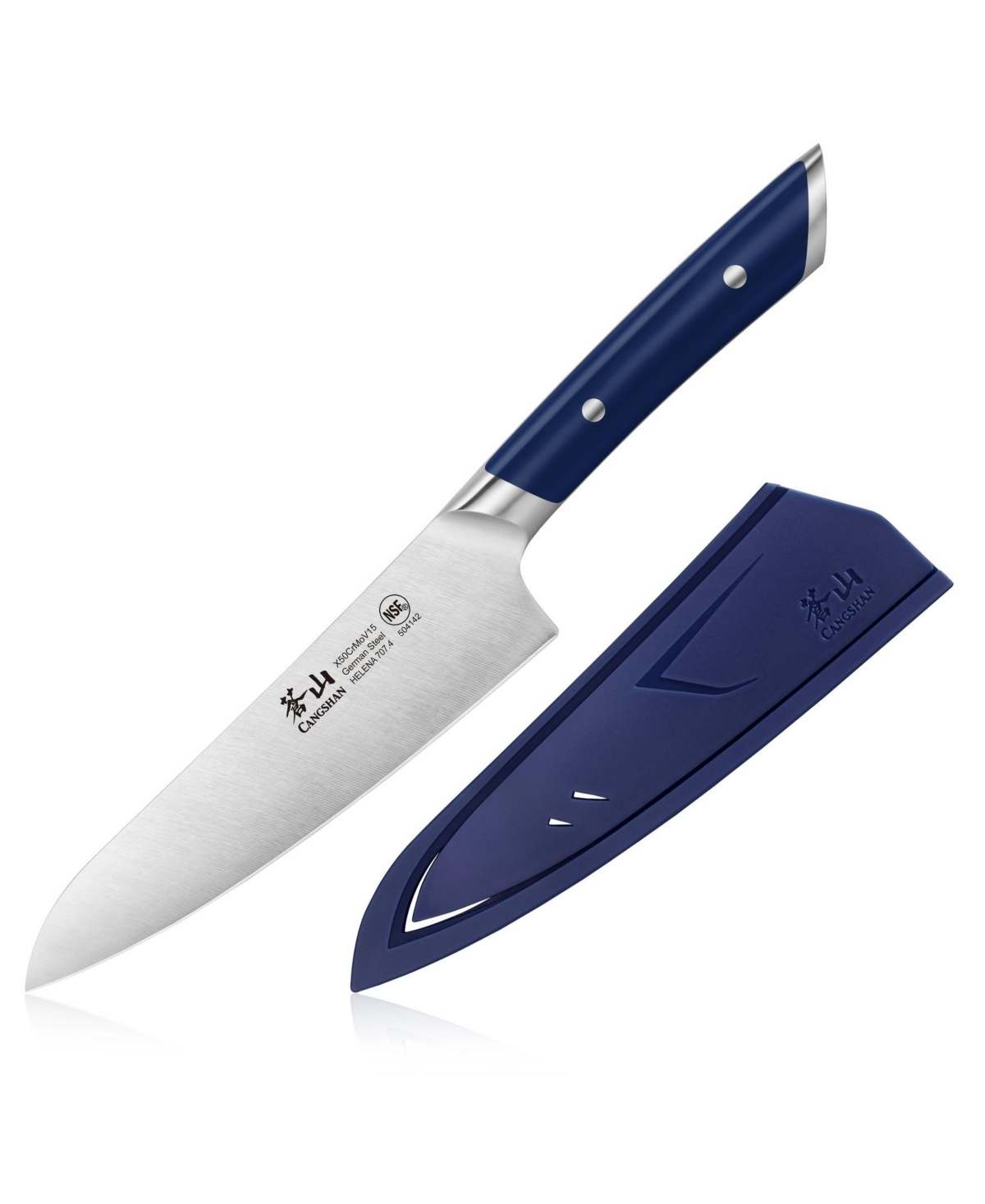 Cangshan Canghshan Helena Series 5.5" Prep Utility Knife In Blue