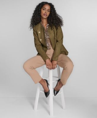 Women's Scuba Suede Long Sleeve Jacket