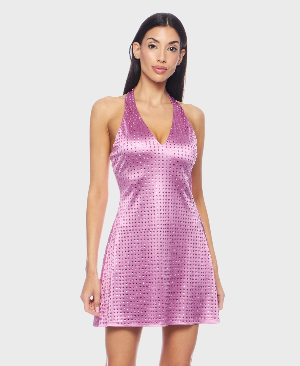 Alex & Sophia Juniors' Open-back Sleeveless Bodycon Dress In Pink