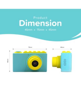 Camera 2 (Blue) Kids Action Camera with IPX8 Waterproof & Shockproof Case, 1080p Video 8MP Photo, Tripod Mount, Action Camera for Swimming, Gift for Boy Girl Ages 3-12