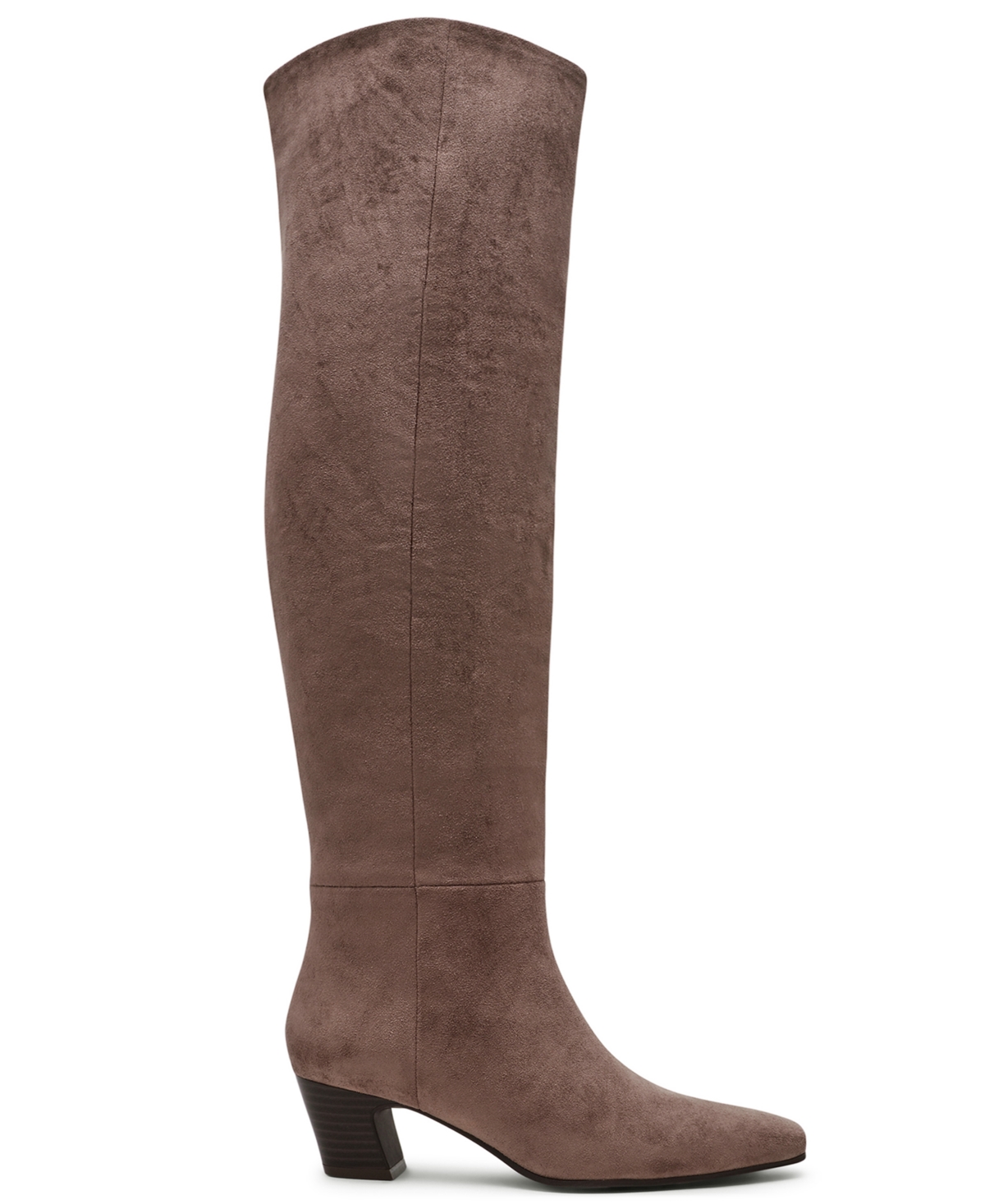 Dv Dolce Vita Women's Stryker Wide-calf Over-the-knee Pull On Heeled Boots In Brown