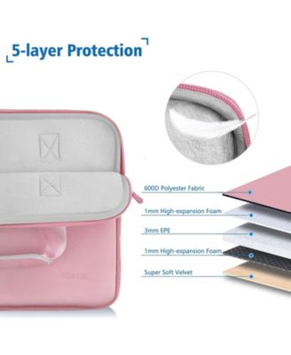 Laptop Sleeve 13.3-14 inch Case with Small Pouch, Neoprene Computer Bag Compatible with MacBook Pro 14" M4/M3/M2/M1 2025-2021, Mac Air/Pro 13.3 inch