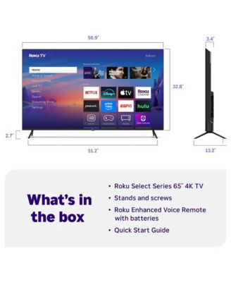 65" Class Select Series 4K LED Smart TV - 65R4C5