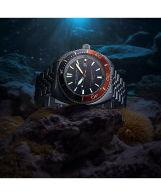 1008 Men s Automatic Watch Tonneau Stainless Steel Case Blue Dial Pepsi Red Blue Bezel Jubilee Bracelet 200M Water Resistant Date Window